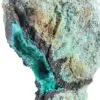 Brochantite Brute Verte du Chili montée sur Socle - 5