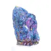 Petite chalcopyrite irisée du Mexique montée sur socle - 4