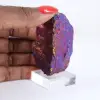Chalcopyrite mexicaine irisée en spécimen sur socle - 1