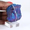 Spécimen de chalcopyrite du Mexique aux nuances métalliques irisées - 1