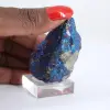 Chalcopyrite mexicaine sur socle, agrégats aux reflets irisés - 1