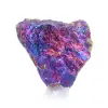 Chalcopyrite mexicaine irisée en pièce minérale sur socle - 0