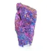 Chalcopyrite mexicaine aux irisations métalliques, montée sur socle - 0