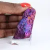 Chalcopyrite mexicaine irisée, spécimen de collection sur socle - 1