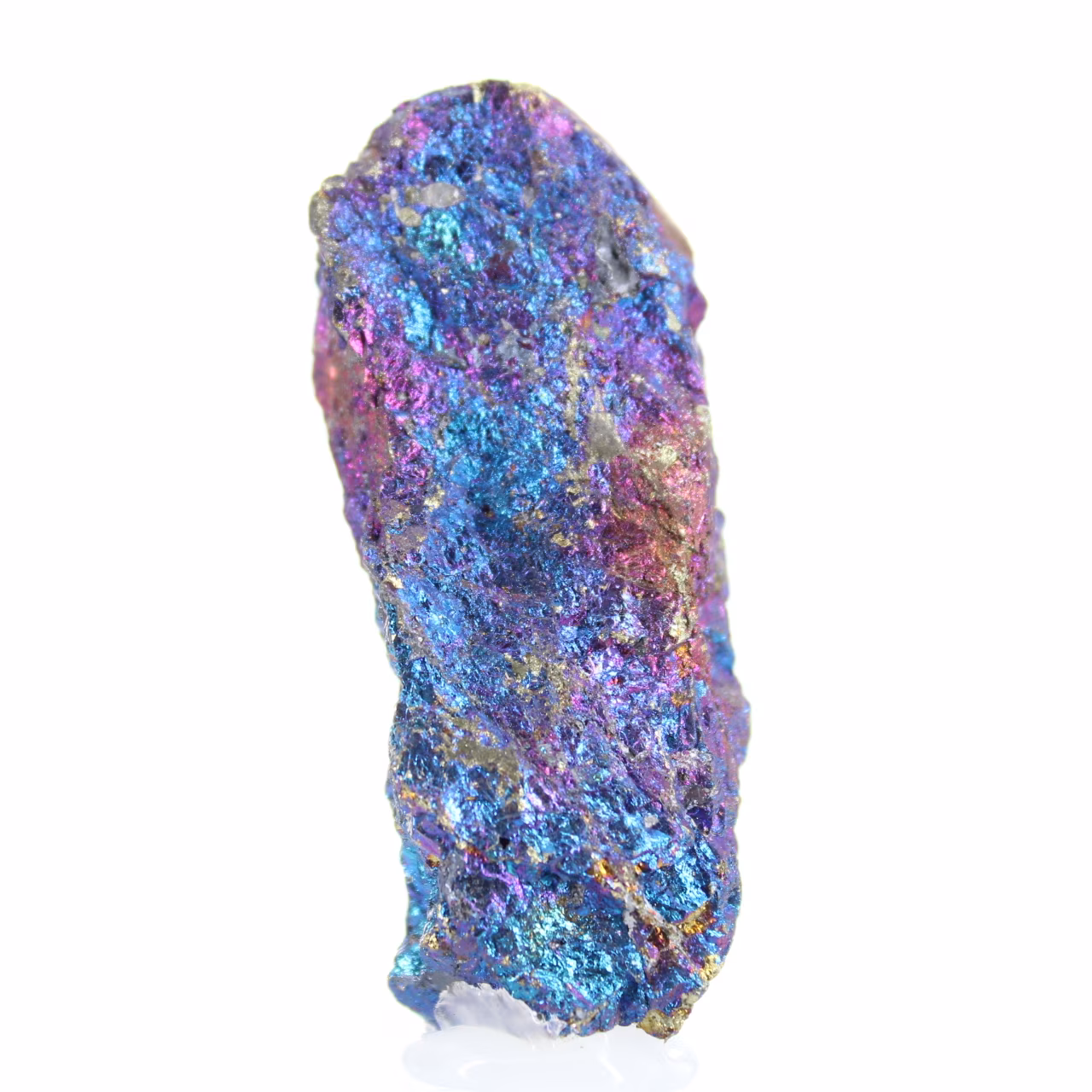 Chalcopyrite irisée du Mexique, petit spécimen minéralogique