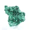 Malachite fibreuse du Congo sur socle acrylique, spécimen naturel - 1