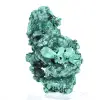 Grand agrégat de malachite en aiguilles de RDC sur socle acrylique - 4