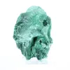 Malachite soyeuse du Congo-Kinshasa, minéral de collection sur socle - 4
