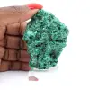 Petit spécimen de malachite fibreuse de RDC, socle acrylique inclus - 6