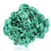 Malachite aciculaire du Congo, pierre naturelle décorative sur socle - 1