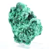 Malachite aciculaire du Congo, pierre naturelle décorative sur socle - 4