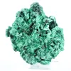 Malachite aciculaire du Congo, pierre naturelle décorative sur socle - 5