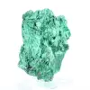 Spécimen de malachite en fibres vertes du Congo, présentoir acrylique - 1