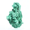 Malachite fibreuse élancée de RDC, minéral authentique sur socle - 1