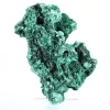 Malachite fibreuse élancée de RDC, minéral authentique sur socle - 3