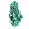 Malachite fibreuse élancée de RDC, minéral authentique sur socle - 4