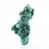 Haute malachite fibreuse de RDC sur socle, pierre de collection - 2