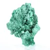 Malachite compacte à éclat soyeux du Congo, montée sur acrylique - 1