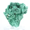 Malachite verte naturelle du Congo en agrégat fibreux, sur socle - 4