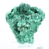 Malachite verte naturelle du Congo en agrégat fibreux, sur socle - 5
