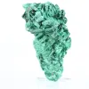 Pierre de malachite de RDC en fibres rayonnantes, socle acrylique - 2