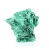 Malachite naturelle à texture fibreuse du Congo, pièce sur socle - 1