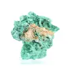 Malachite naturelle à texture fibreuse du Congo, pièce sur socle - 4