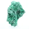 Malachite du Congo à structure fibreuse, spécimen minéral sur socle - 0