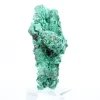 Malachite du Congo à structure fibreuse, spécimen minéral sur socle - 1