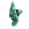 Malachite du Congo à structure fibreuse, spécimen minéral sur socle - 2