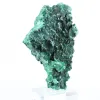 Malachite du Congo à structure fibreuse, spécimen minéral sur socle - 4