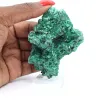 Malachite du Congo à structure fibreuse, spécimen minéral sur socle - 6