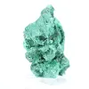 Malachite dense à fibres serrées du Congo, minéral sur acrylique - 1