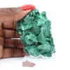 Malachite dense à fibres serrées du Congo, minéral sur acrylique - 6