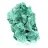 Malachite dense à fibres serrées du Congo, minéral sur acrylique