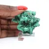 Bloc trapu de malachite fibreuse du Congo, décoration minérale - 6