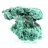 Bloc trapu de malachite fibreuse du Congo, décoration minérale