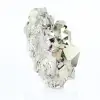 Pyrite octaédrique du Pérou – Cristallisation sur socle acrylique - 3