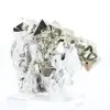 Spécimen de pyrite du Pérou à cristaux octaédriques dorés - 2