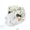 Spécimen de pyrite du Pérou à cristaux octaédriques dorés - 7