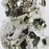 Pyrite du Pérou en octaèdres – Minéral de collection sur socle - 8