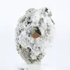 Pyrite octaédrique naturelle – Groupe de cristaux du Pérou - 2