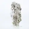 Pyrite octaédrique naturelle – Groupe de cristaux du Pérou - 7