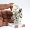 Octaèdres de pyrite du Pérou – Spécimen naturel sur socle - 8