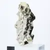 Pyrite du Pérou, cristaux octaédriques sur socle acrylique - 3