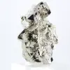 Pyrite du Pérou, cristaux octaédriques sur socle acrylique - 4