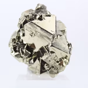 Pyrite octaédrique authentique du Pérou – Pièce de vitrine