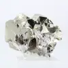 Pyrite géométrique du Pérou – Cristaux en octaèdres sur socle - 0