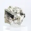 Pyrite géométrique du Pérou – Cristaux en octaèdres sur socle - 1