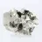 Pyrite géométrique du Pérou – Cristaux en octaèdres sur socle